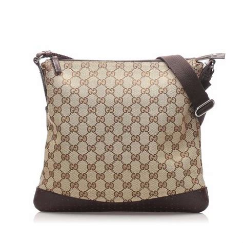 borsa gucci 131328 204991|GUCCI 204991 GG Shoulder Bag Canvas Ladies .